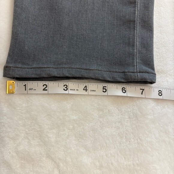 Paige Mens Grey Straight-Leg Jeans Size 38 Comfortable Fit - Picture 10 of 12